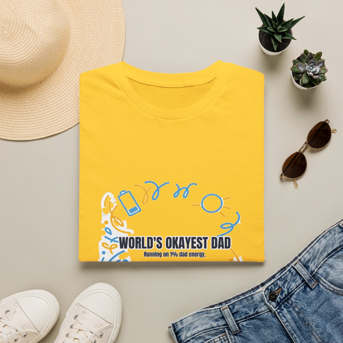 World's Okayest Dad T-Shirt