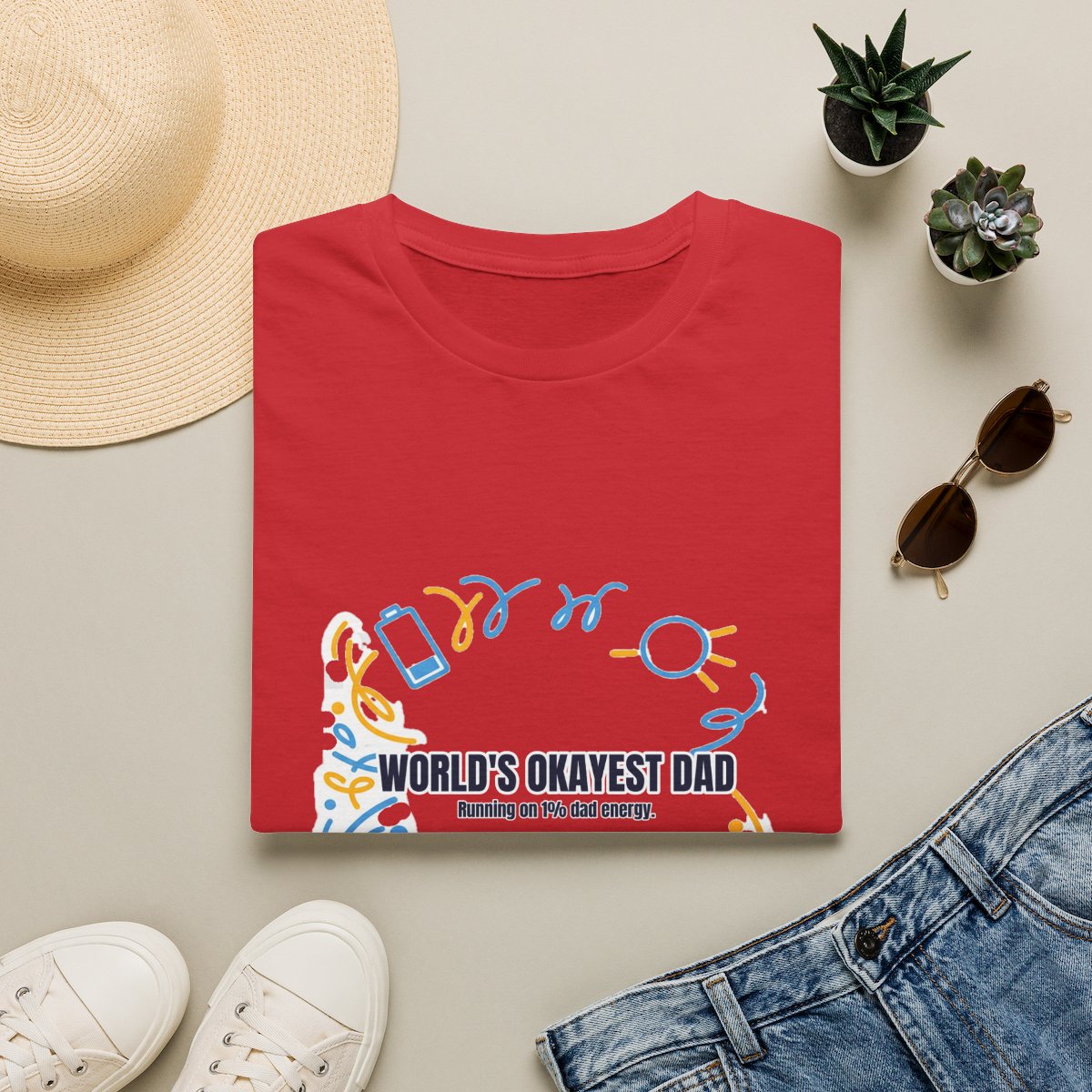 World's Okayest Dad T-Shirt