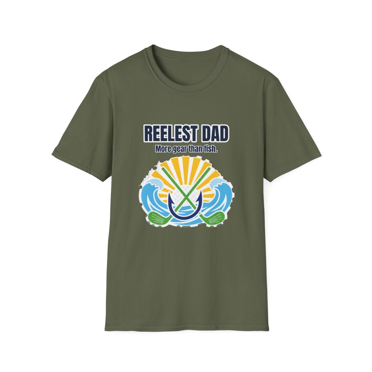 Reelest Dad Fishing T-Shirt