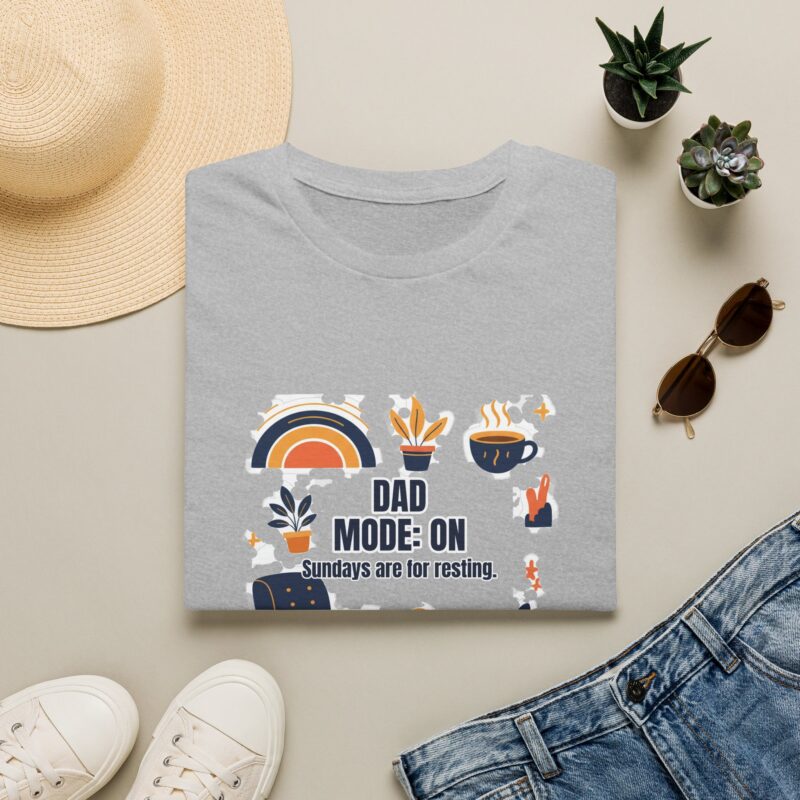 Dad Mode On Funny Lazy Sunday Father's Day T-Shirt