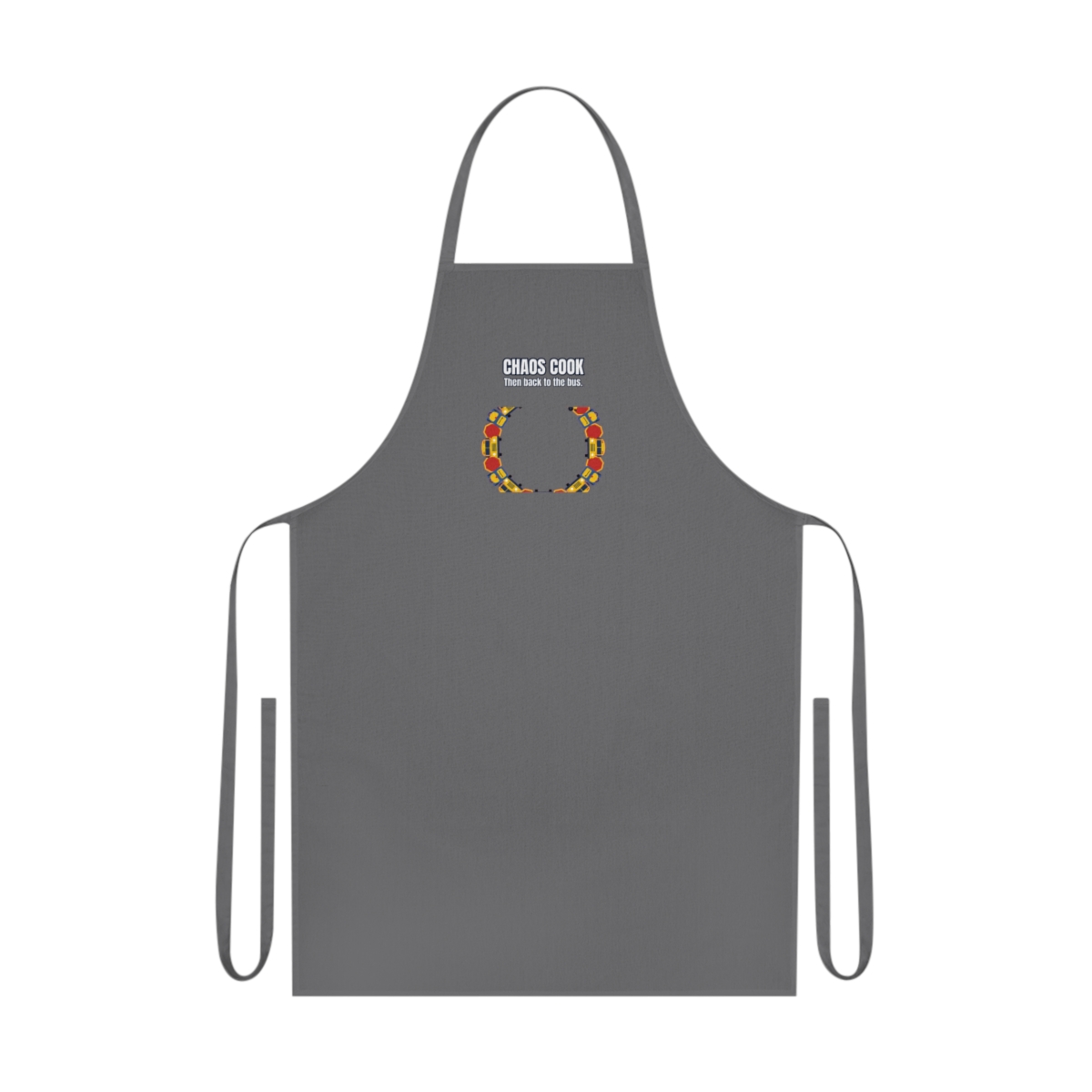 Chaos Cook Apron – Funny School Bus Driver Gift