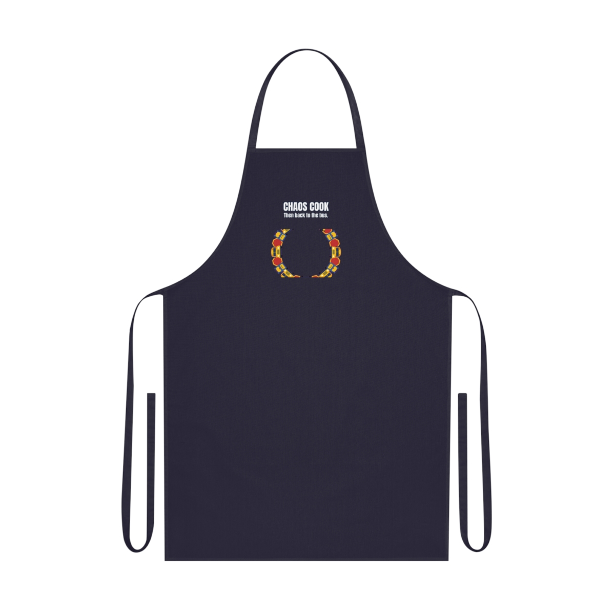 Chaos Cook Apron – Funny School Bus Driver Gift