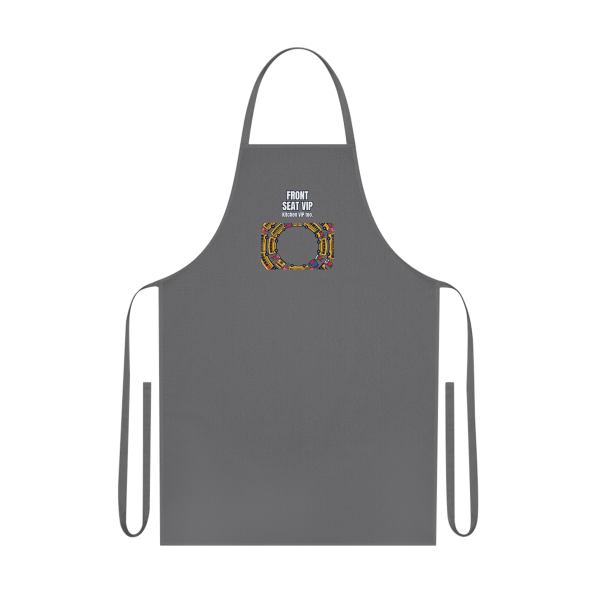 Front Seat Vip Apron – Funny School Bus Driver Gift