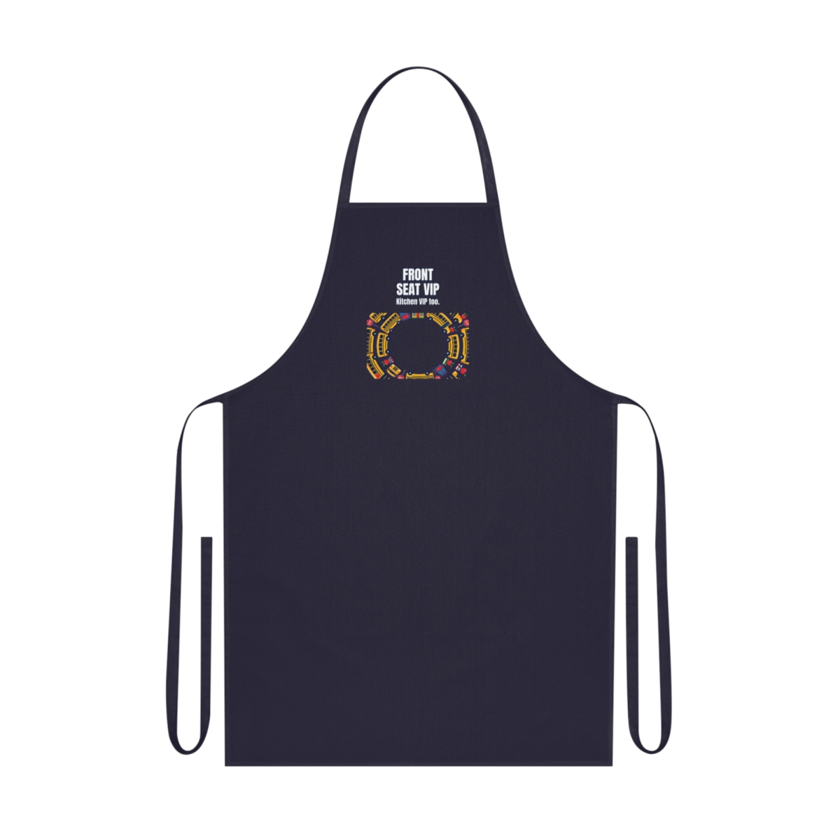 Front Seat Vip Apron – Funny School Bus Driver Gift