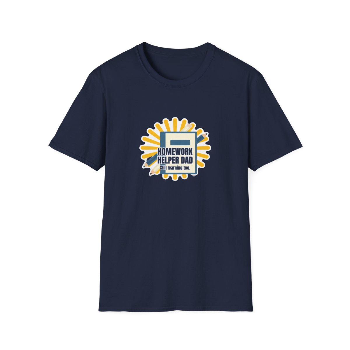 Homework Helper Dad T-Shirt – Funny Back to School Gift for Him