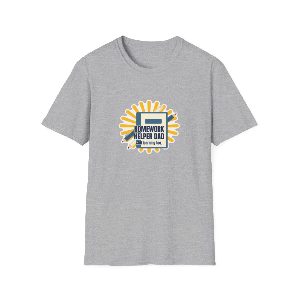 Homework Helper Dad T-Shirt – Funny Back to School Gift for Him