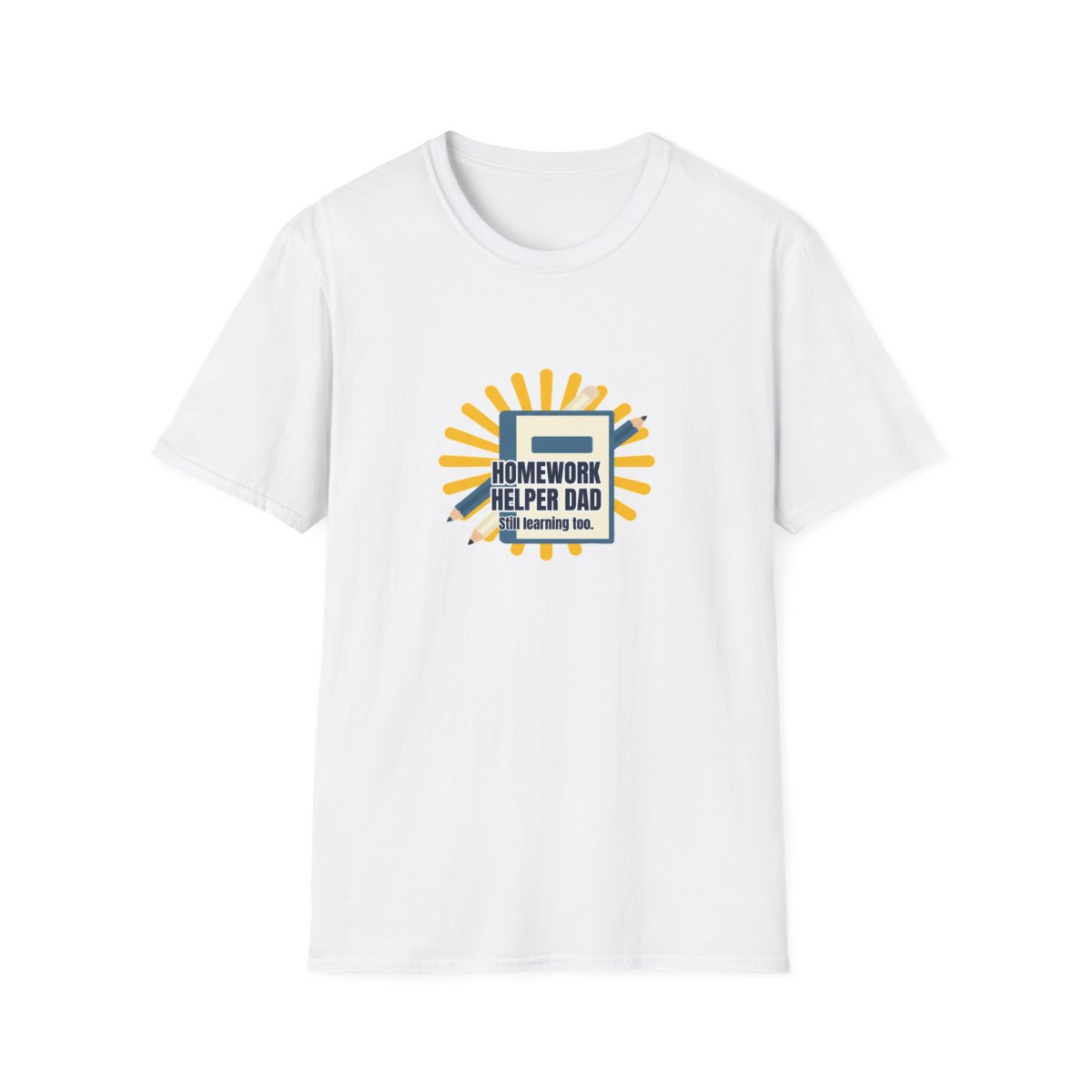 Homework Helper Dad T-Shirt – Funny Back to School Gift for Him