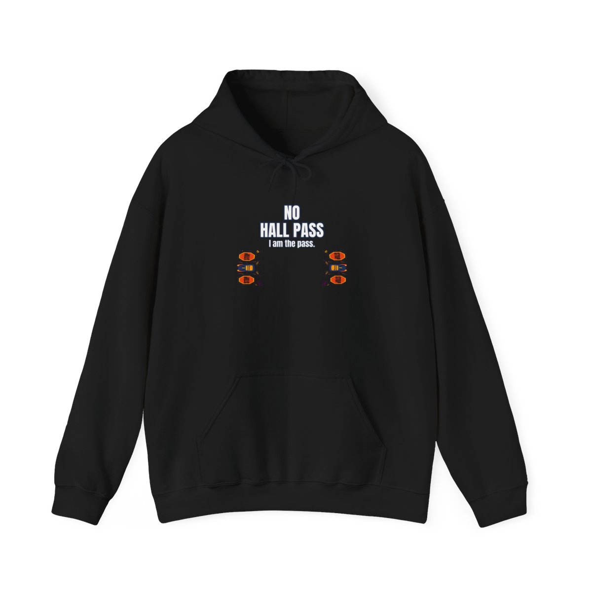 No Hall Pass Hoodie – Funny School Bus Driver Gift