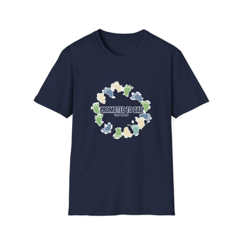 Promoted To Dad 2026 New Dad Announcement T-Shirt