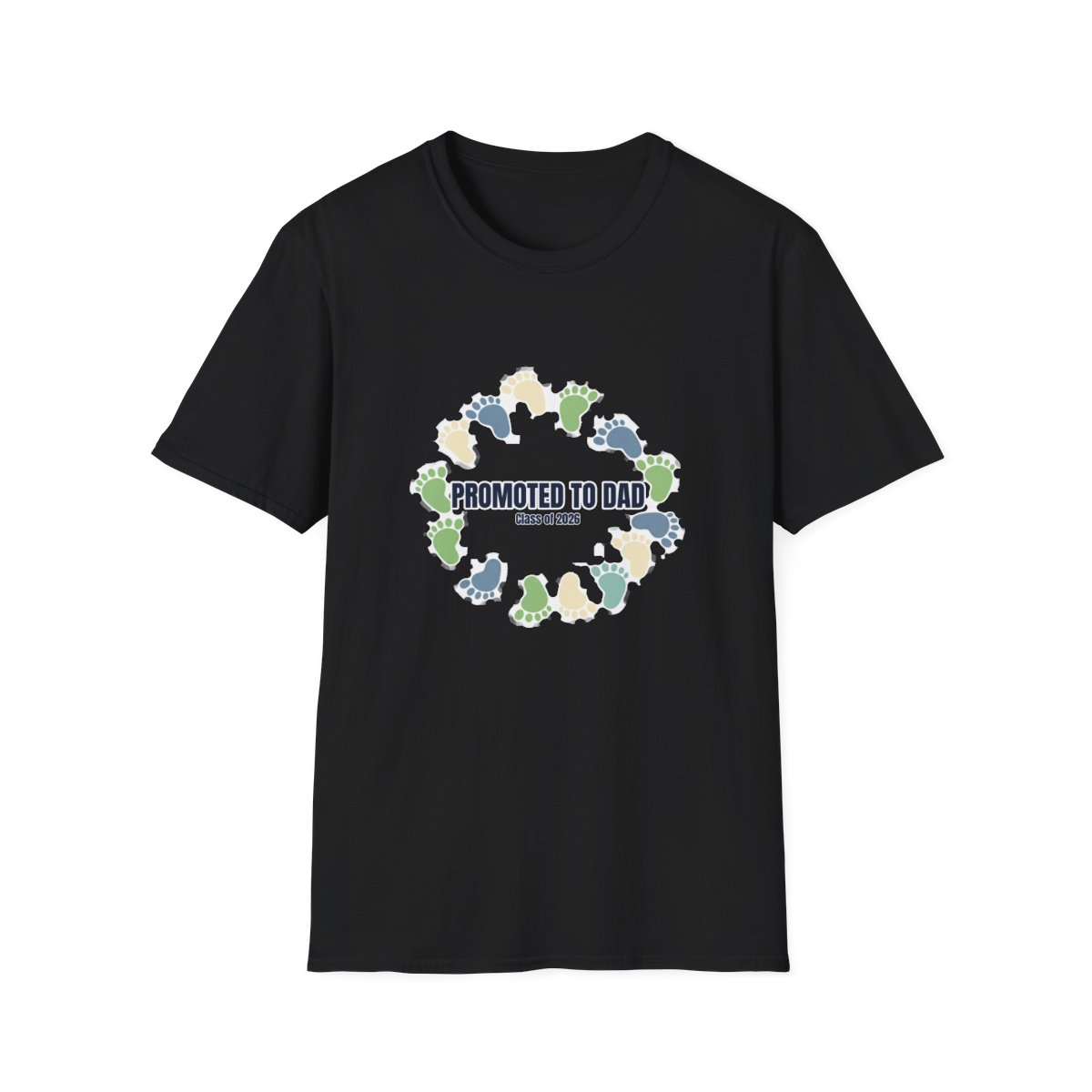 Promoted To Dad 2026 New Dad Announcement T-Shirt