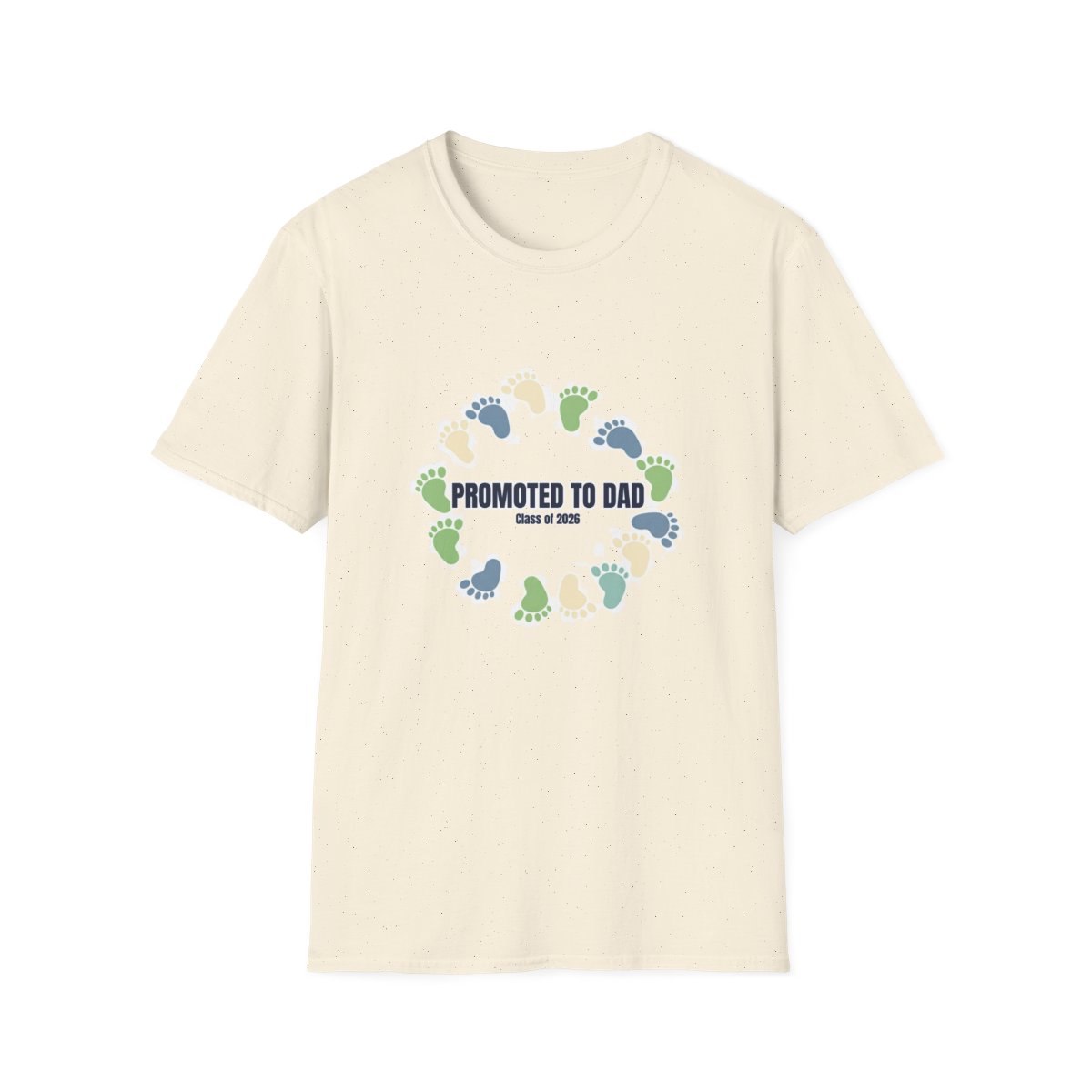 Promoted To Dad 2026 New Dad Announcement T-Shirt