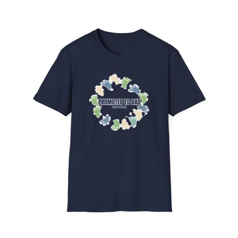Promoted To Dad 2026 New Dad Announcement T-Shirt