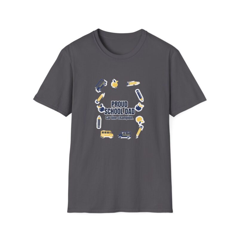 Proud School Dad T-Shirt – Funny Back to School Gift for Him