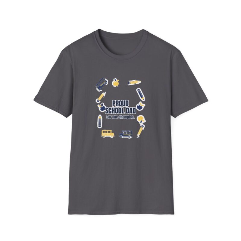 Proud School Dad T-Shirt – Funny Back to School Gift for Him