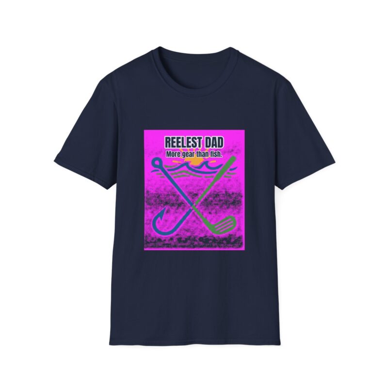 Reelest Dad Funny Fishing Father's Day T-Shirt