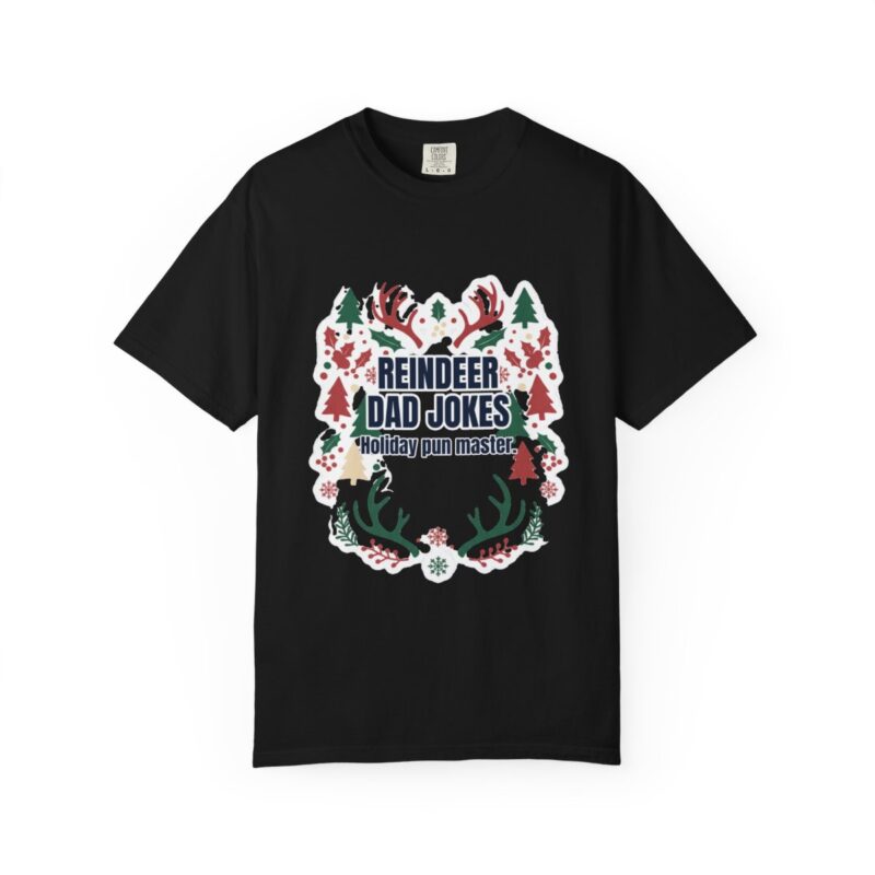 Reindeer Dad Jokes Dad T-Shirt – Funny Gift for Him