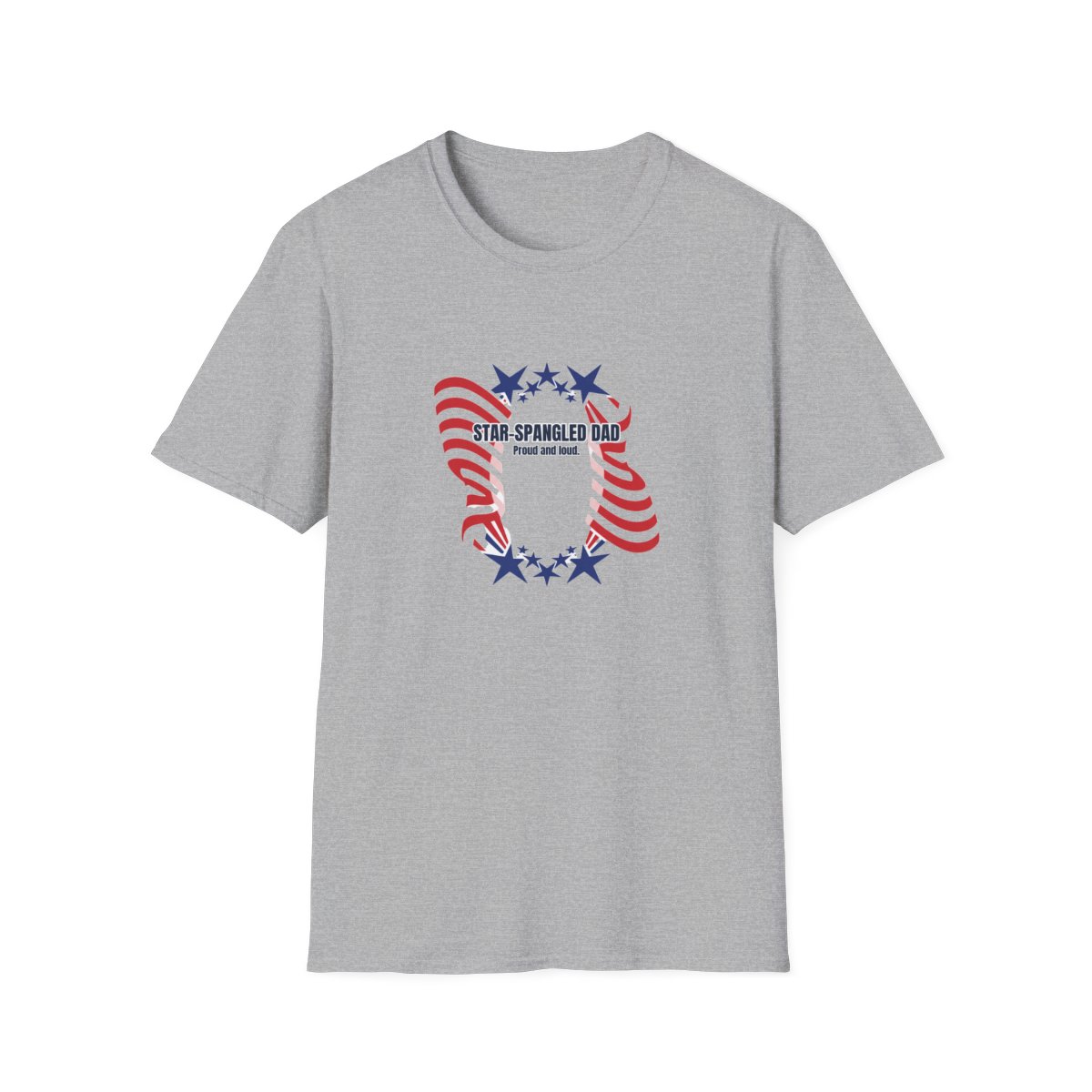 Star-Spangled Dad T-Shirt – Funny Fourth of July Gift for Him