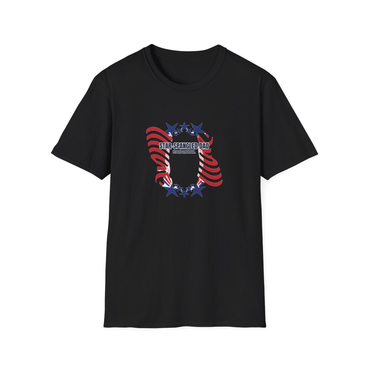 Star-Spangled Dad T-Shirt – Funny Fourth of July Gift for Him