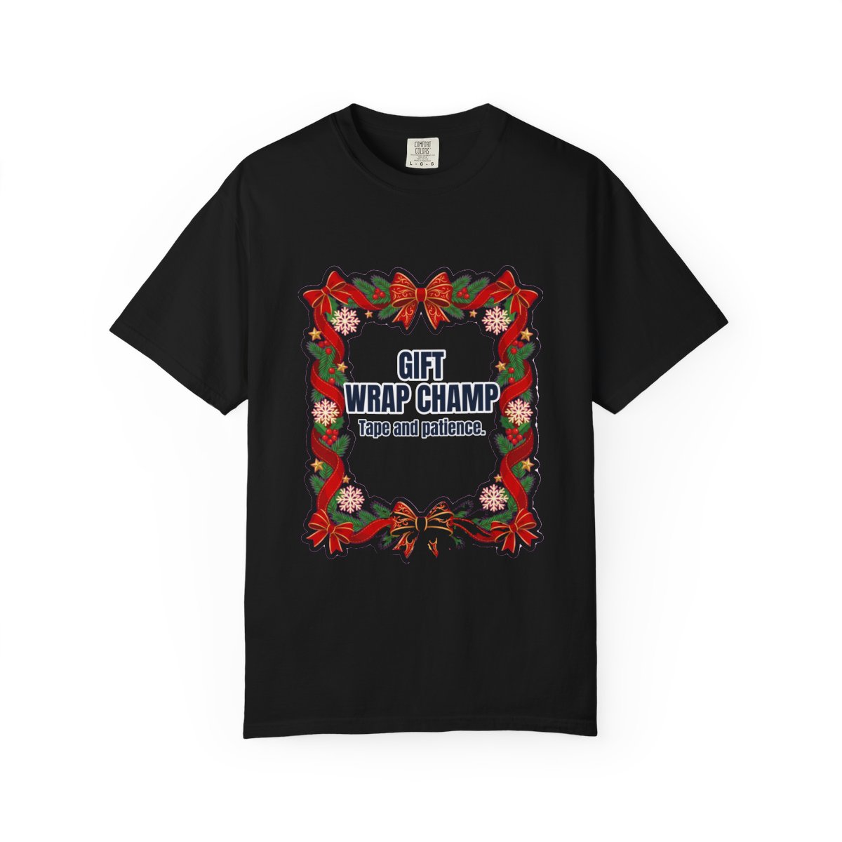 Gift Wrap Champ Dad T-Shirt – Funny Gift for Him